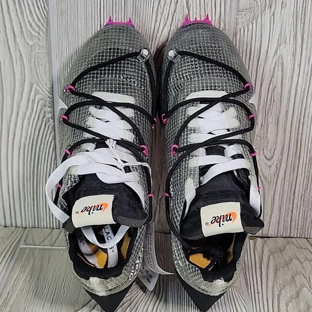 Nike Vapor Street Off White/Black/Laser Fuchsia  Womens Size 7 NWT - Picture 7 of 15